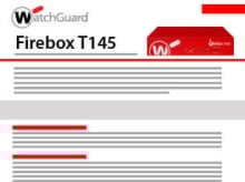 Datasheet: WatchGuard Firebox T145