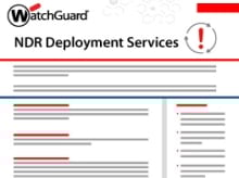 WatchGuard Datasheet - NDR Deployment Services